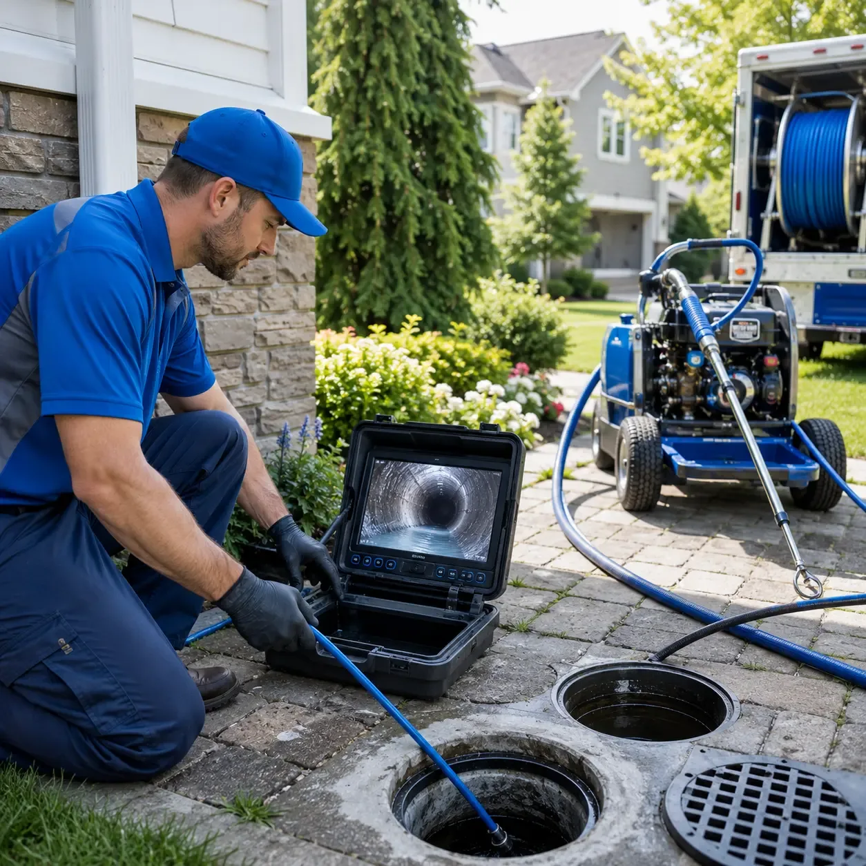 Outdoor drain cleaning professionals serving New Virginia, IA